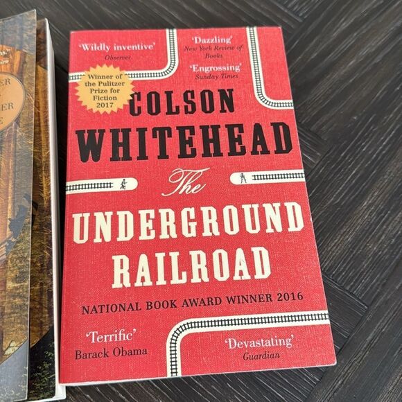 Coffee Table books, red, white, pulitzer prize books, home decor, accents - Picture 5 of 5